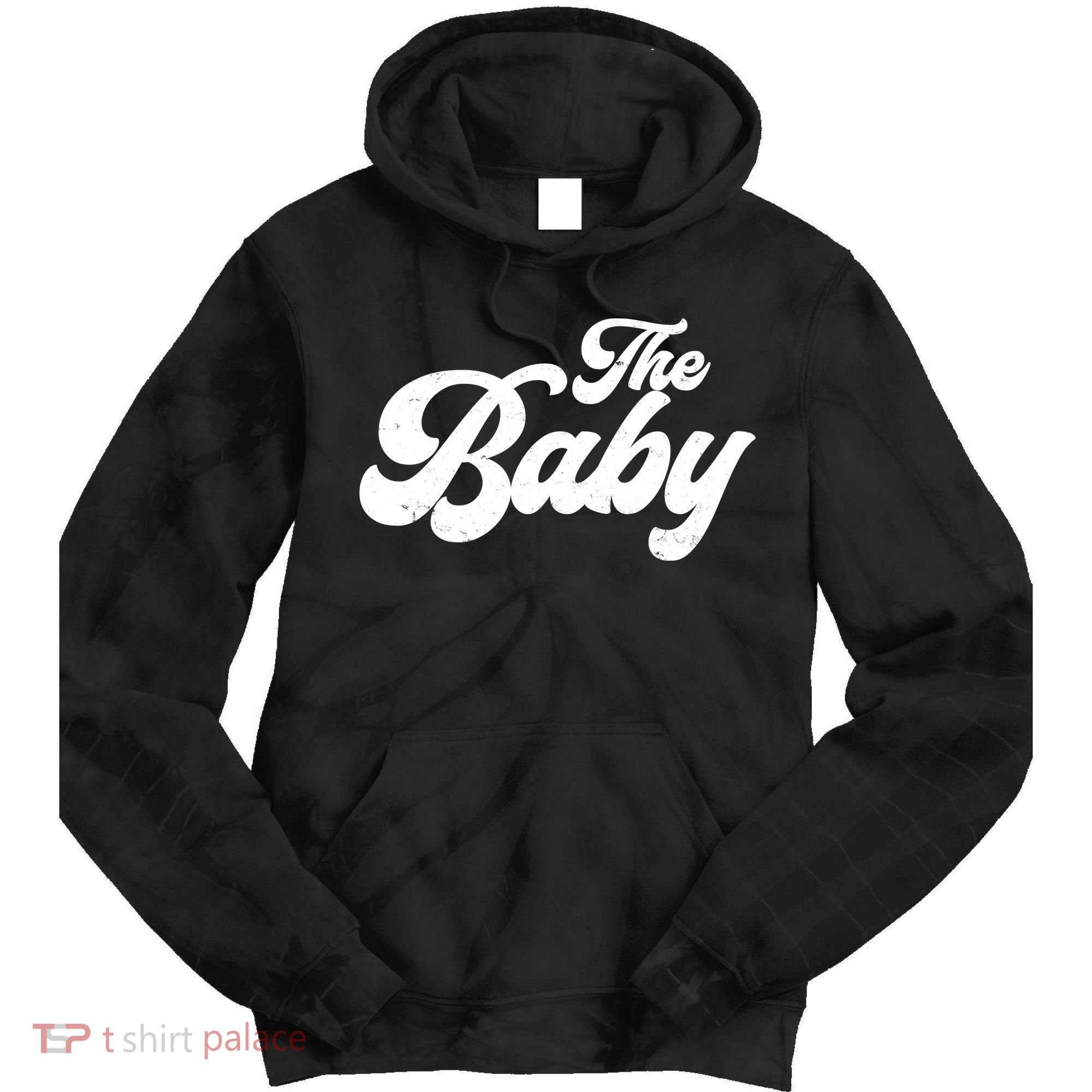 Retro The Baby Matching Family Tie Dye Hoodie