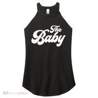 Retro The Baby Matching Family Women's Perfect Tri Rocker Tank thumb 0