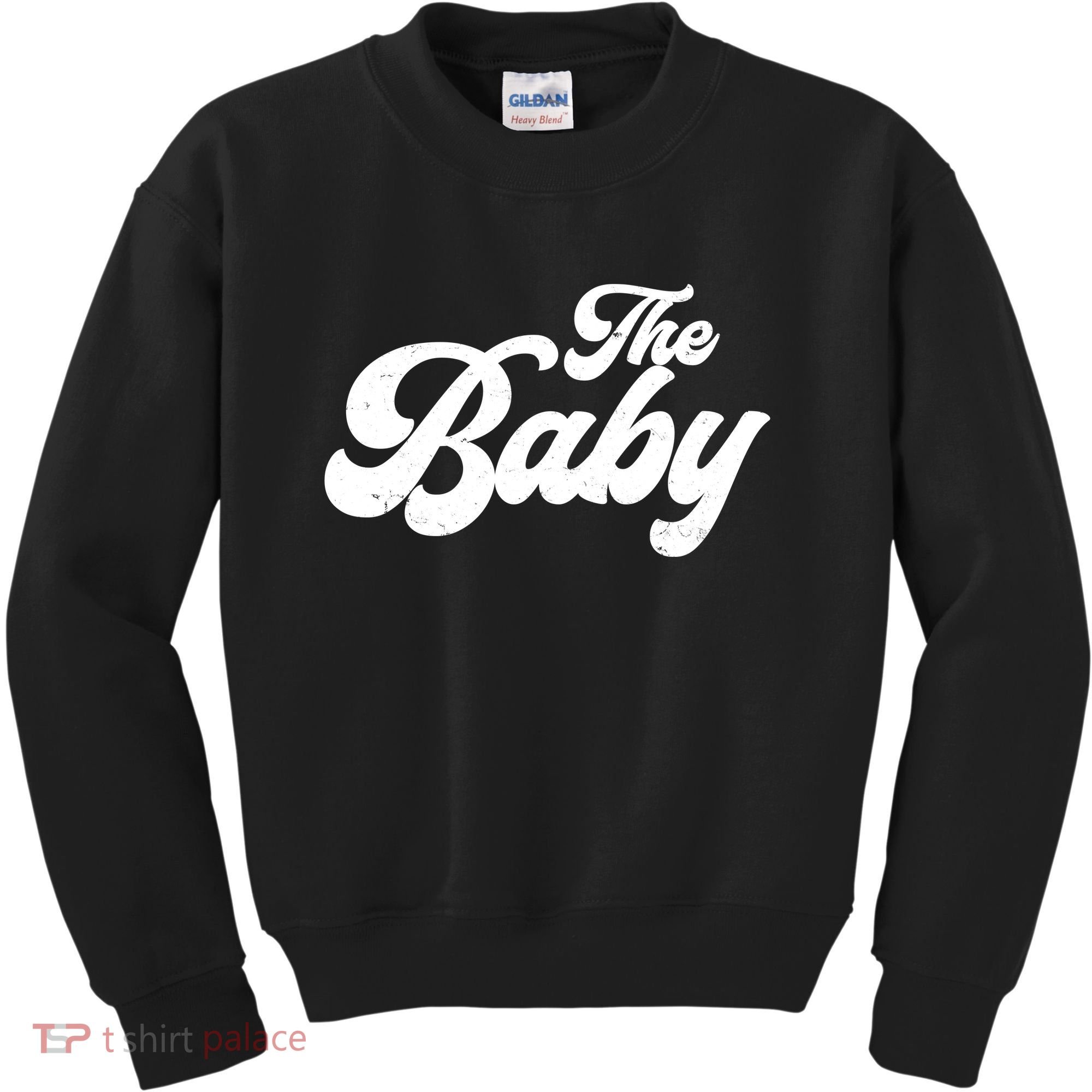 Retro The Baby Matching Family Kids Sweatshirt
