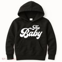 Retro The Baby Matching Family Kids Hoodie thumb 0