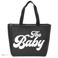 Retro The Baby Matching Family Tote Bag thumb 0