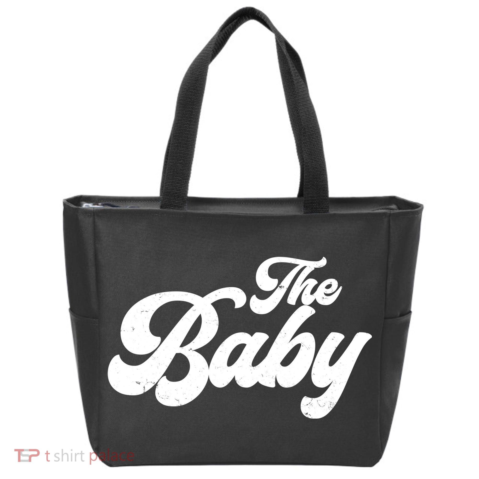 Retro The Baby Matching Family Tote Bag