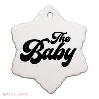 Retro The Baby Matching Family Ceramic Ornament thumb 0