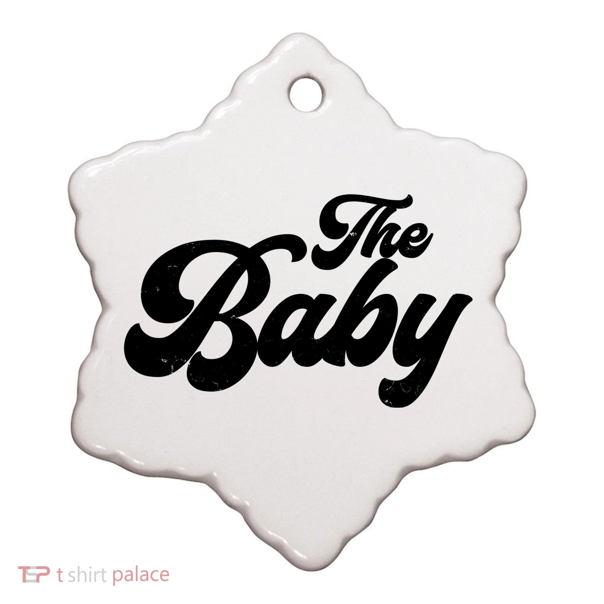 Retro The Baby Matching Family Ceramic Ornament