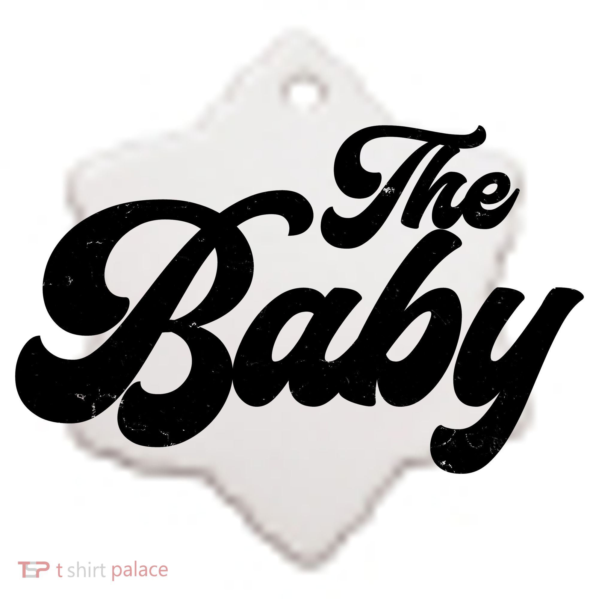 Retro The Baby Matching Family Ceramic Ornament