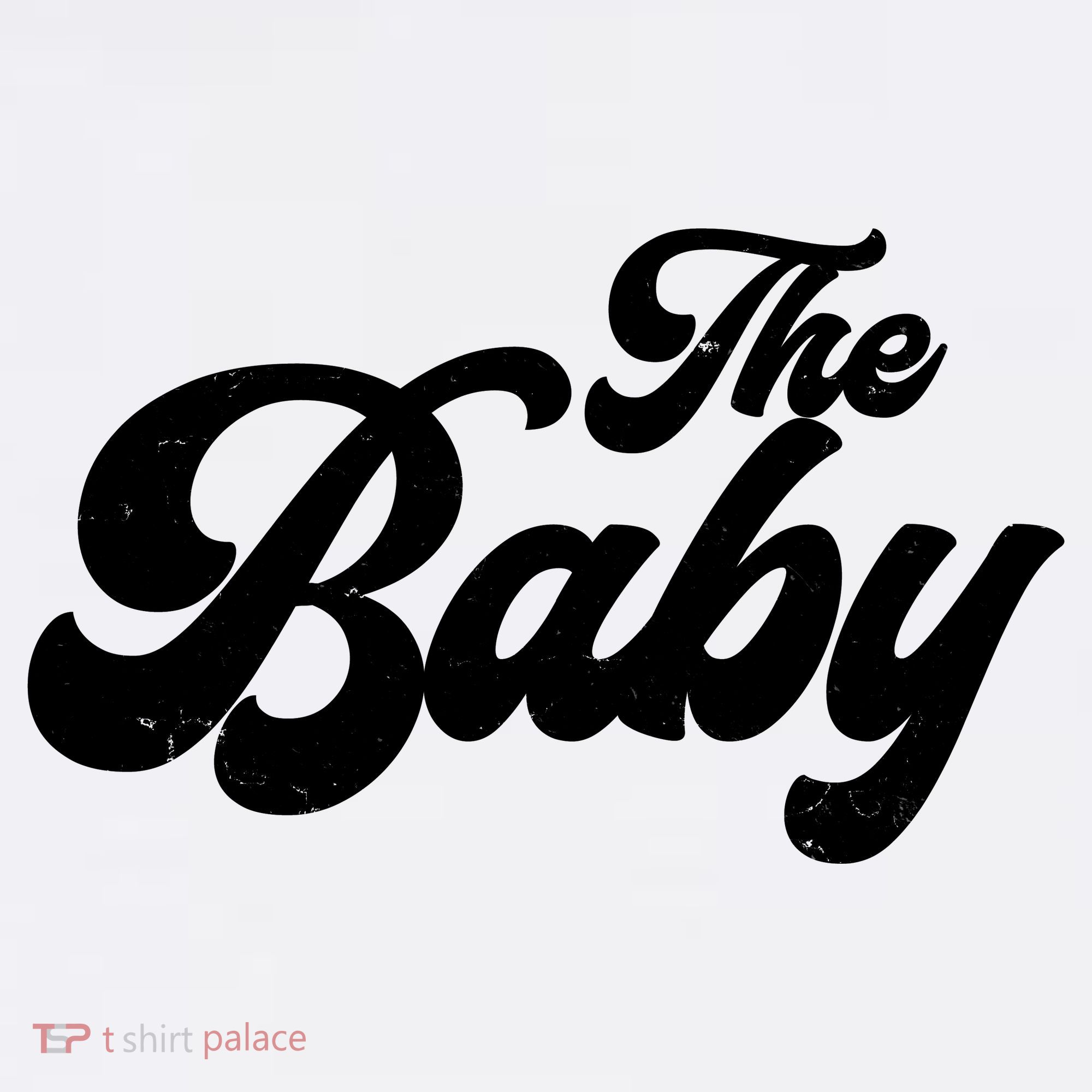 Retro The Baby Matching Family Garment-Dyed Sweatshirt