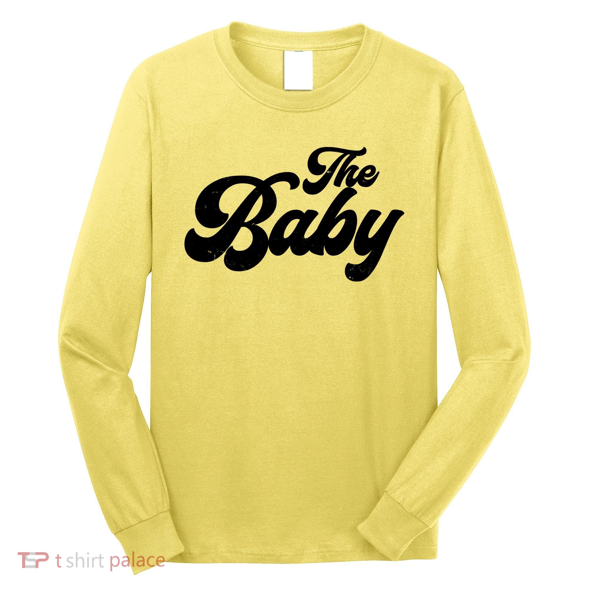 Retro The Baby Matching Family Long Sleeve Shirt