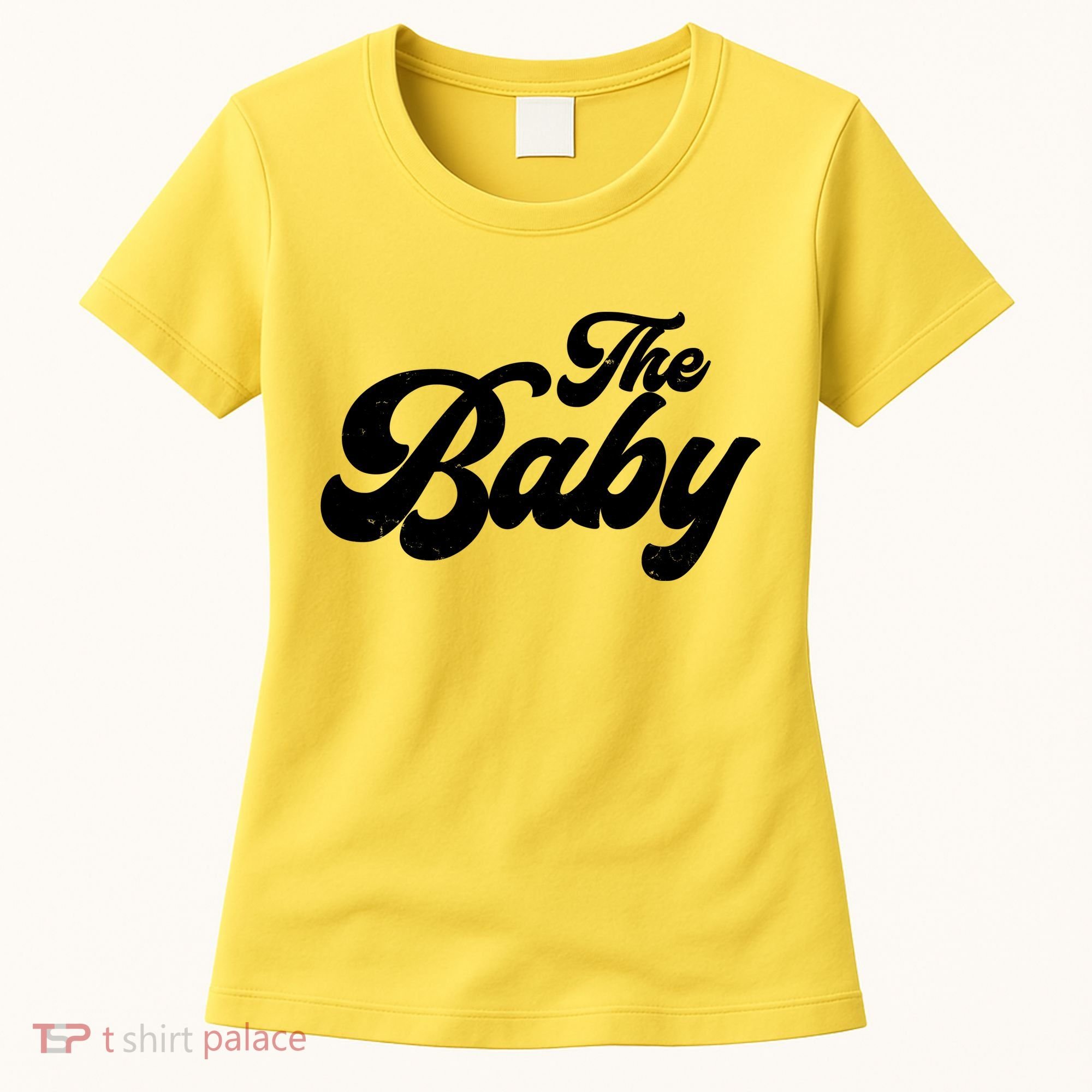 Retro The Baby Matching Family Women's T-Shirt