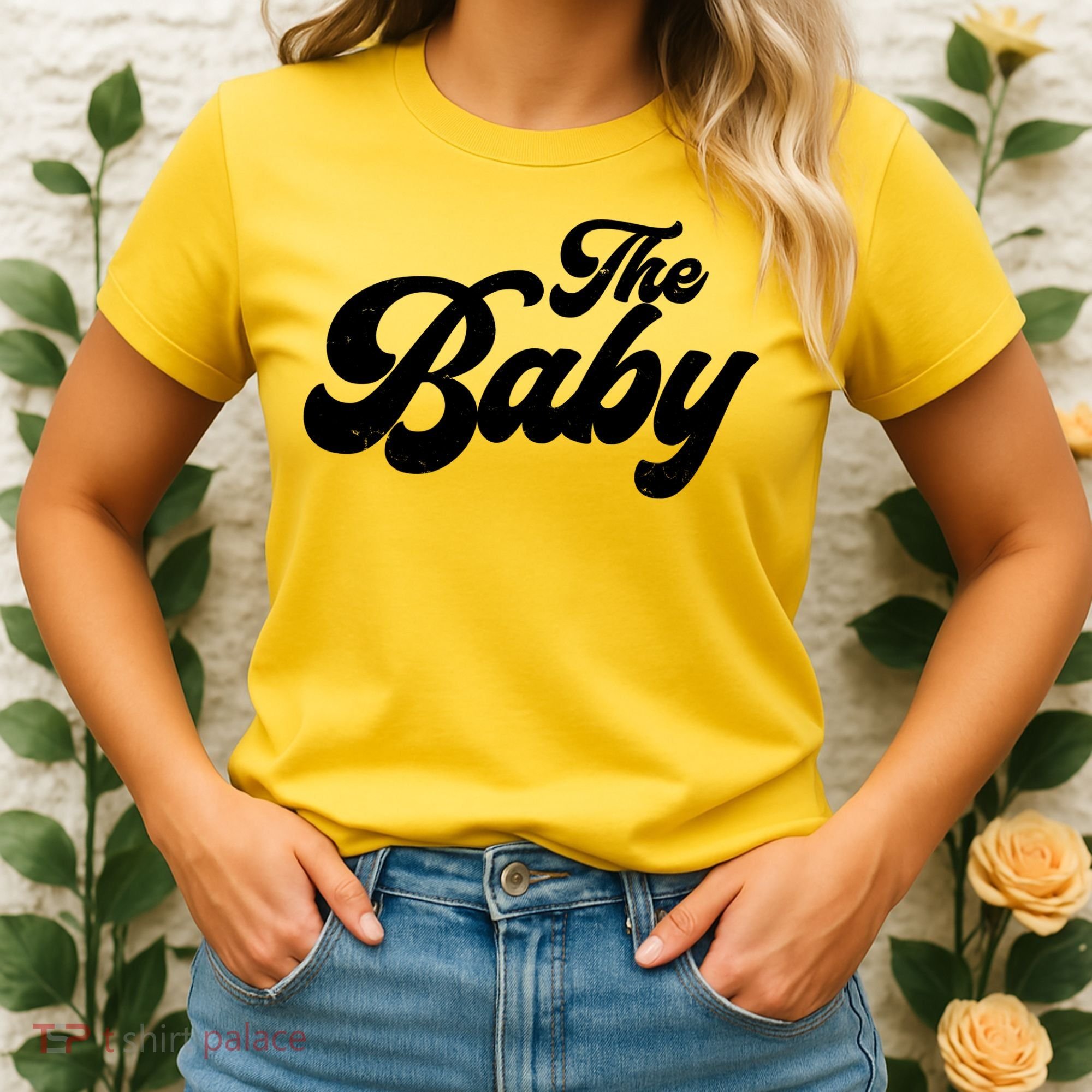 Retro The Baby Matching Family Women's T-Shirt