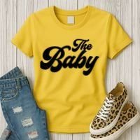 Retro The Baby Matching Family Women's T-Shirt thumb 3