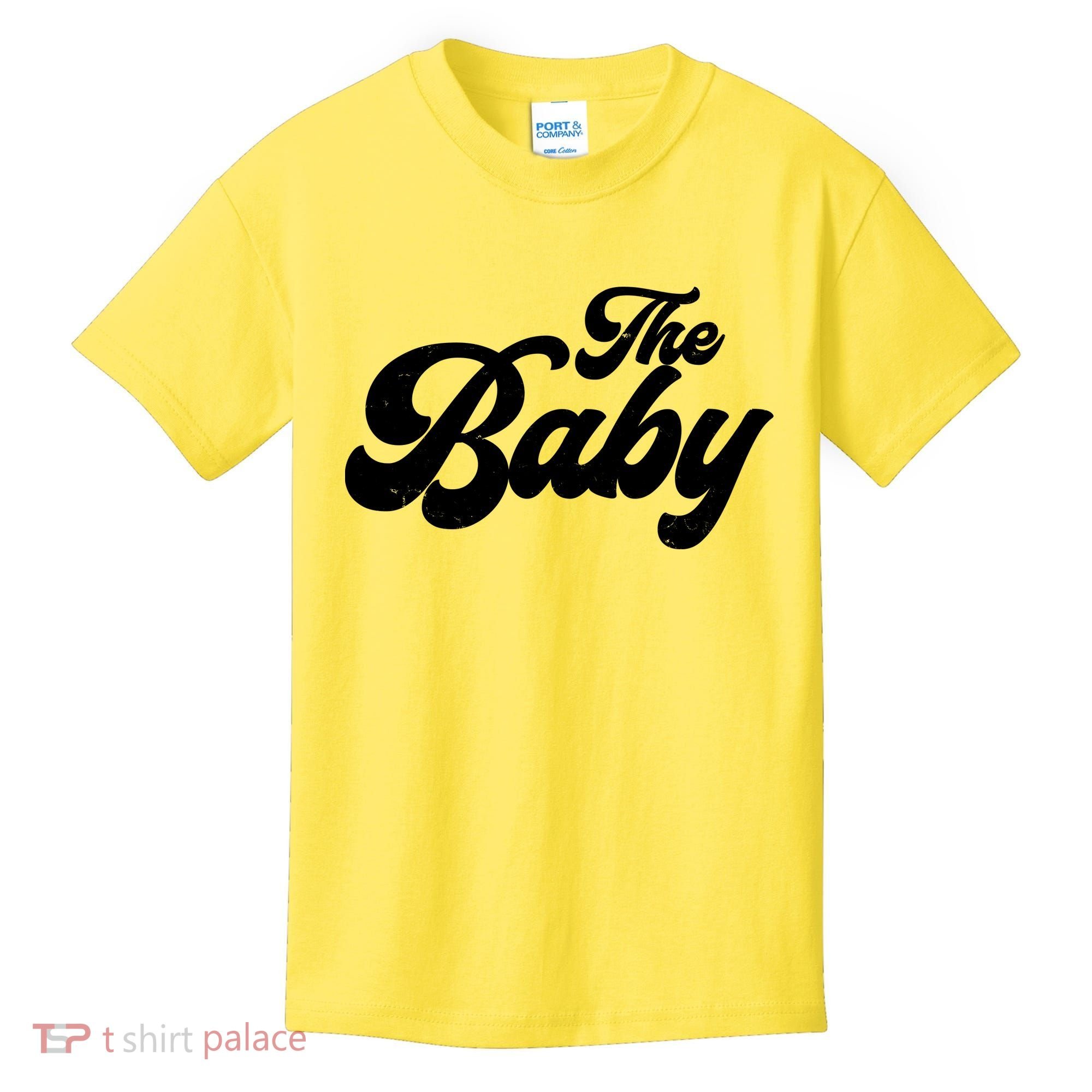 Retro The Baby Matching Family Kids T-Shirt