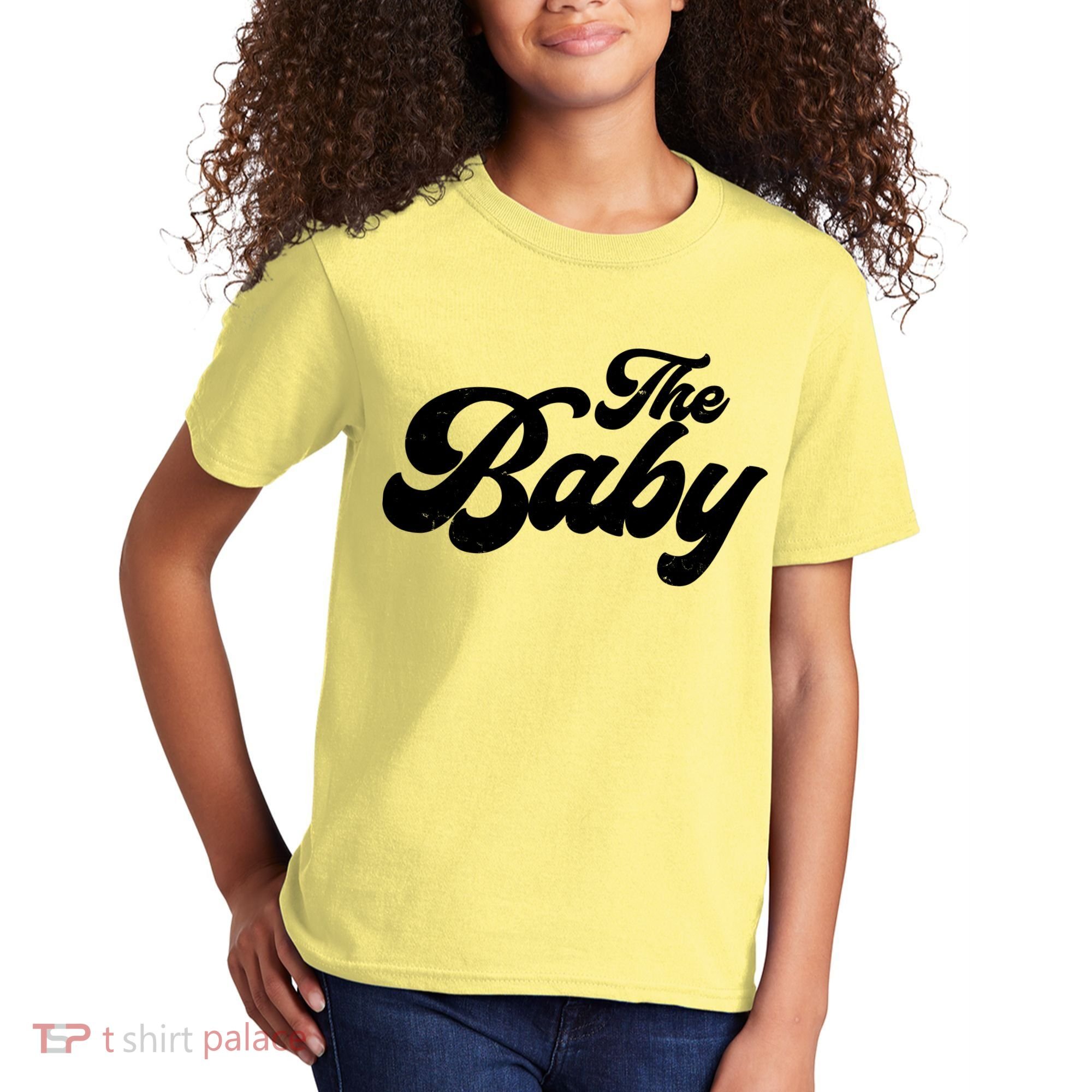 Retro The Baby Matching Family Kids T-Shirt