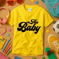 Retro The Baby Matching Family Kids T-Shirt thumb 3