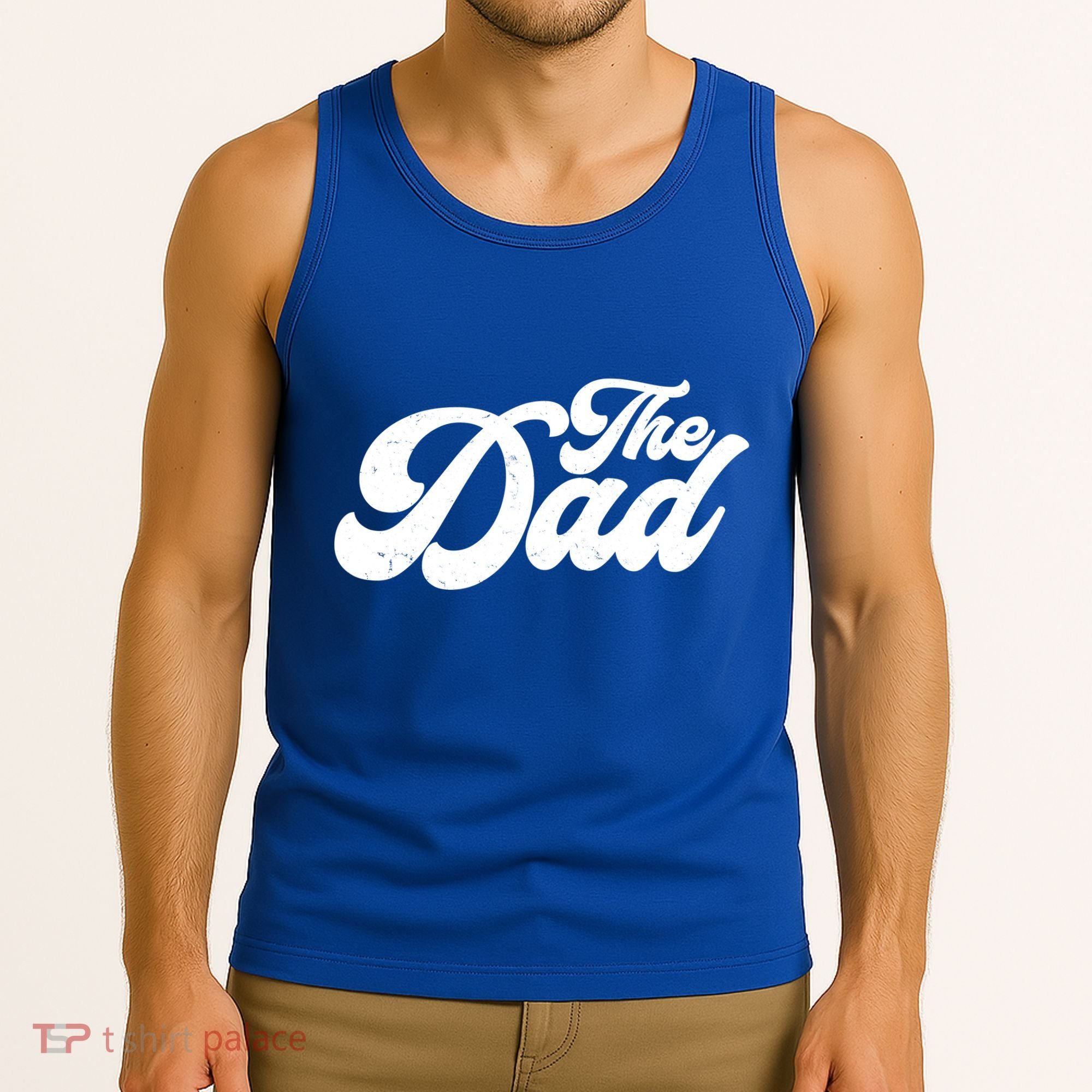 Retro The Dad Matching Family Tank Top