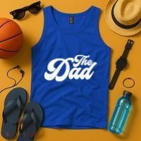 Retro The Dad Matching Family Tank Top thumb 4