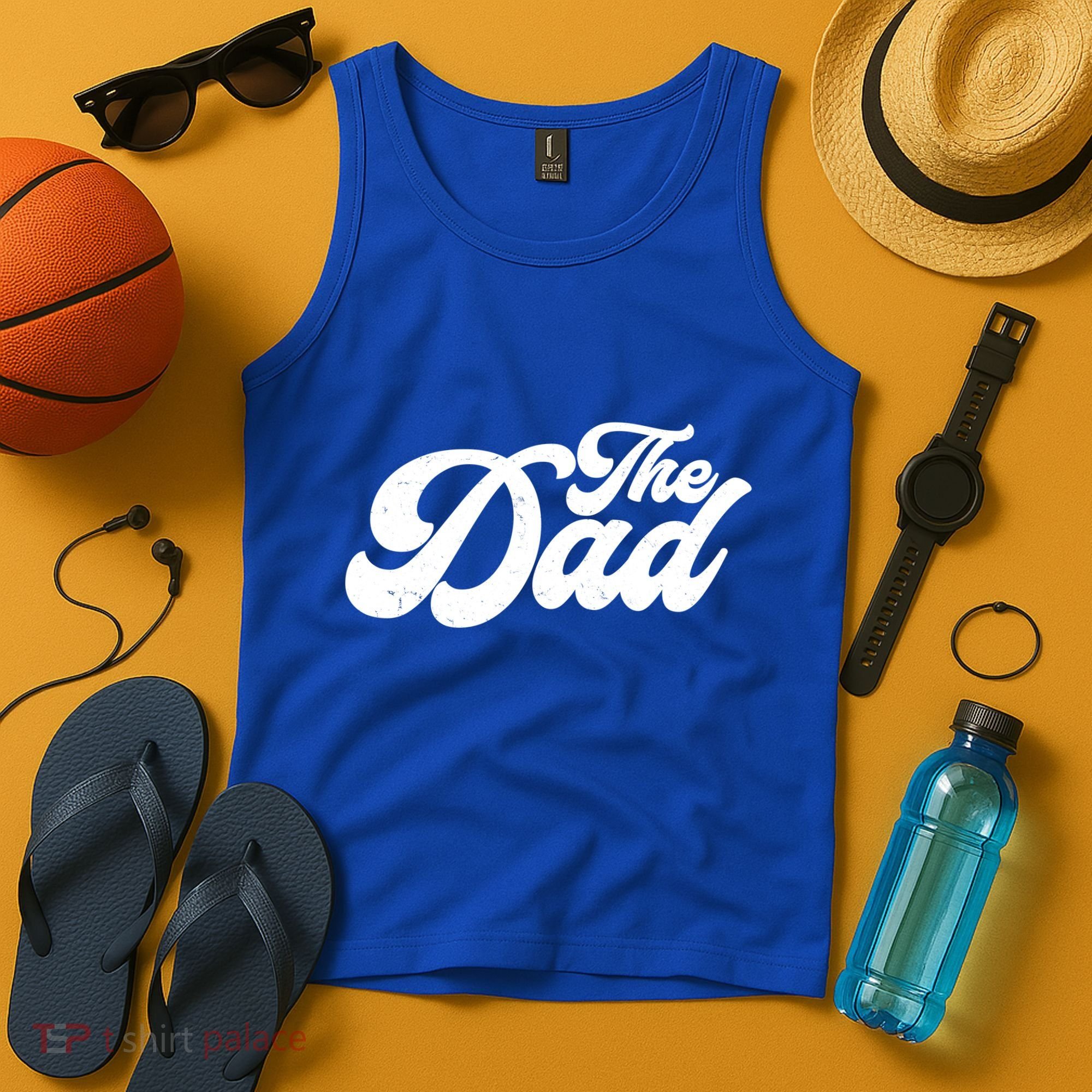 Retro The Dad Matching Family Tank Top