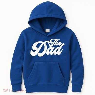 Retro The Dad Matching Family Kids Hoodie