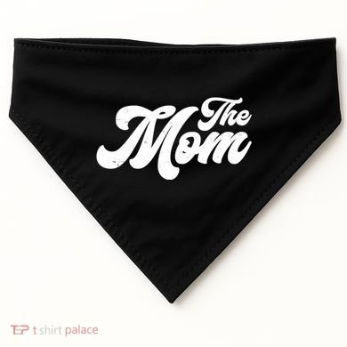 Retro The Mom Matching Family USA-Made Doggie Bandana