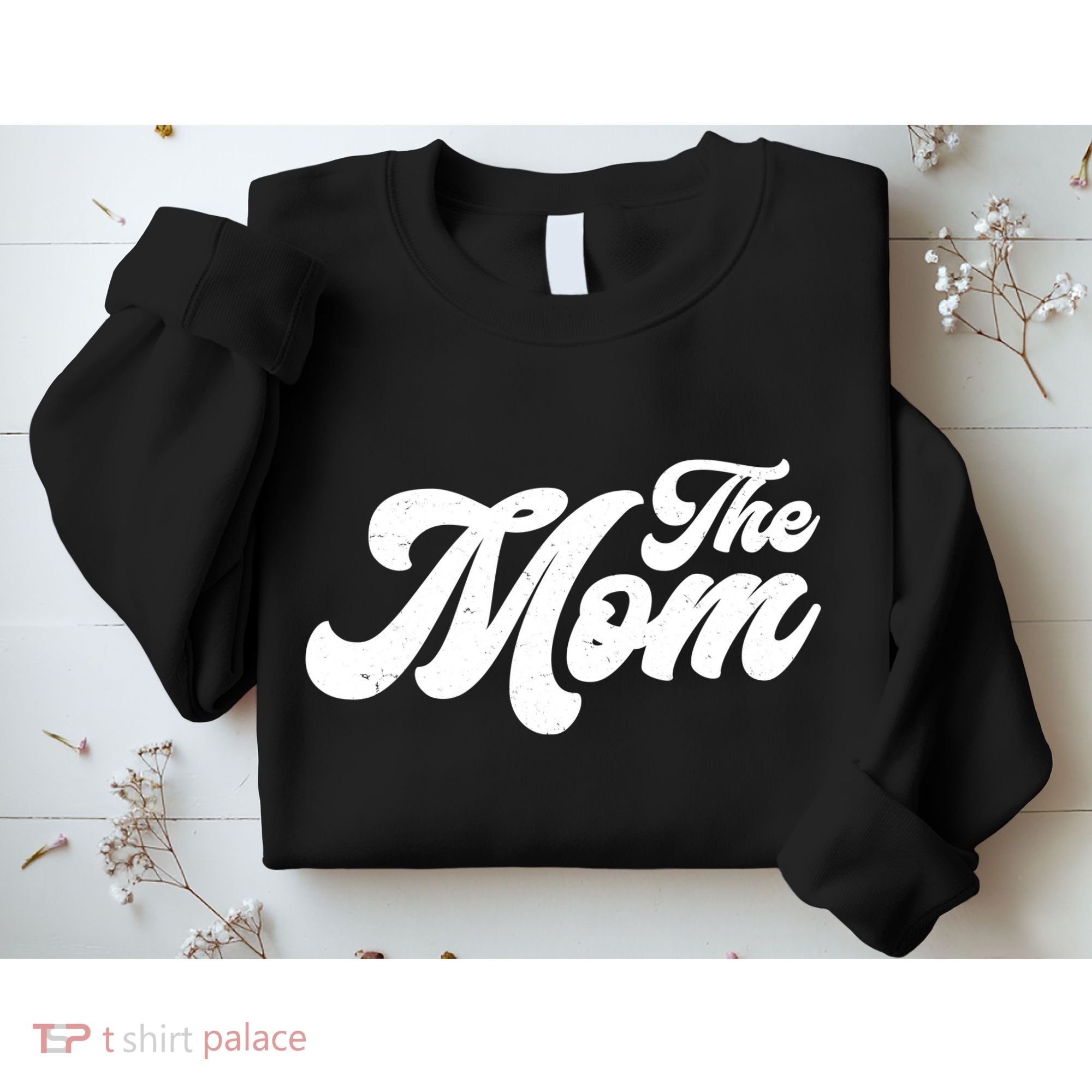 Retro The Mom Matching Family Sweatshirt