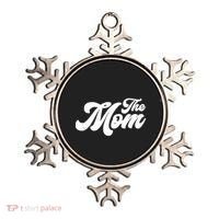 Retro The Mom Matching Family Ornament thumb 0