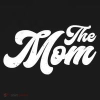 Retro The Mom Matching Family Ornament thumb 1