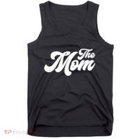 Retro The Mom Matching Family Tank Top thumb 0
