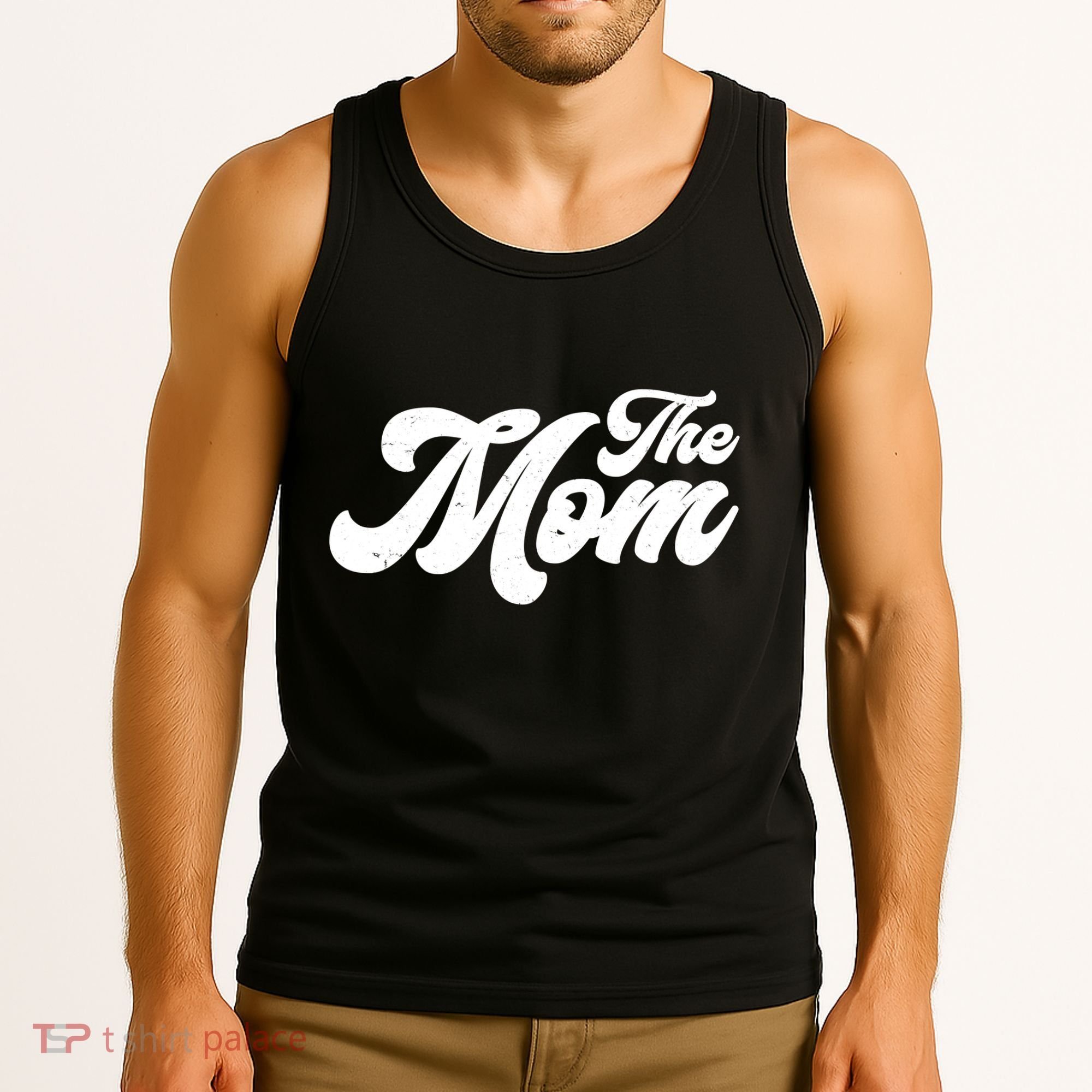 Retro The Mom Matching Family Tank Top