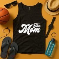 Retro The Mom Matching Family Tank Top thumb 4
