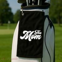 Retro The Mom Matching Family Golf Towel thumb 2