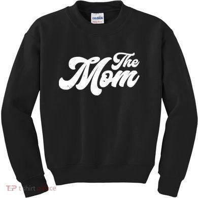 Retro The Mom Matching Family Kids Sweatshirt