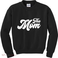 Retro The Mom Matching Family Kids Sweatshirt thumb 0