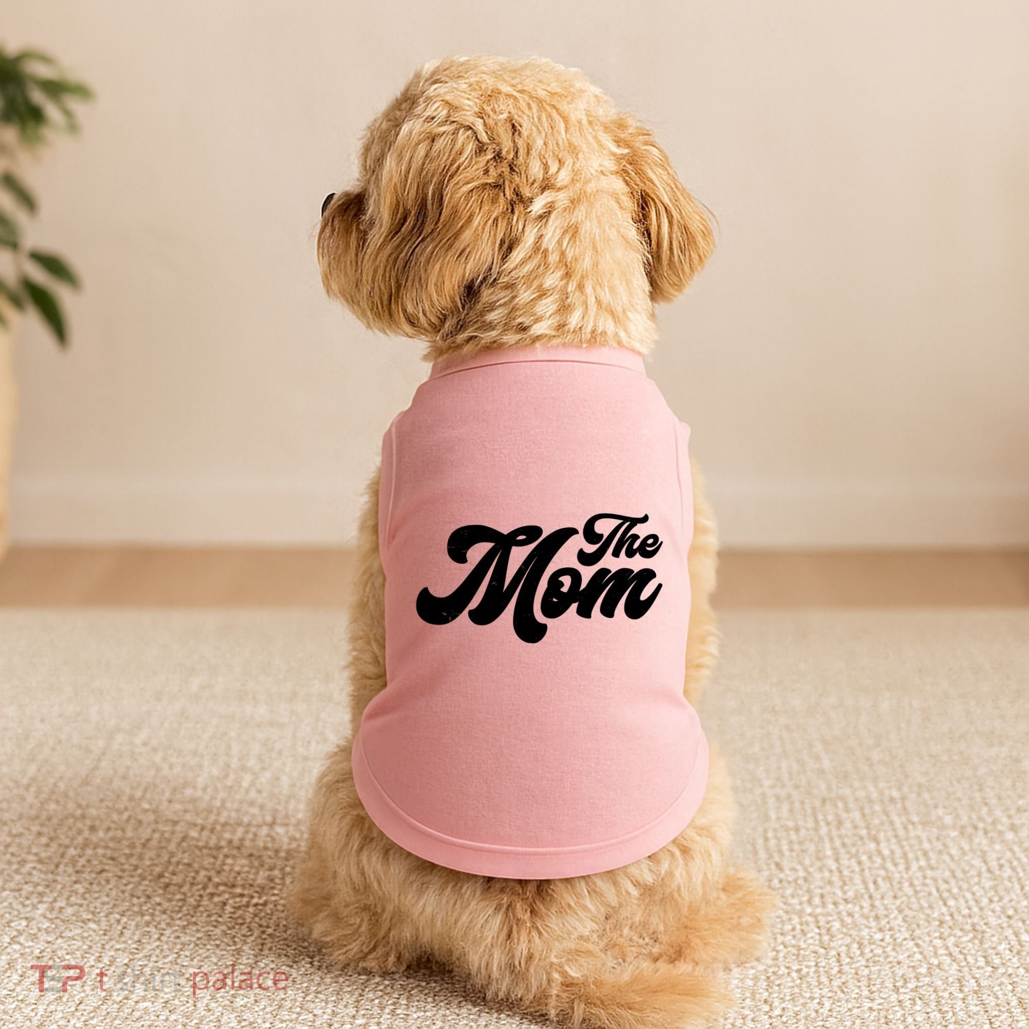 Retro The Mom Matching Family Doggie Tank