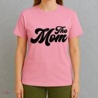 Retro The Mom Matching Family T-Shirt thumb 4