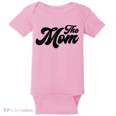 Retro The Mom Matching Family Baby Bodysuit