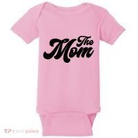 Retro The Mom Matching Family Baby Bodysuit thumb 0