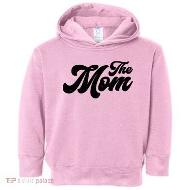 Retro The Mom Matching Family Toddler Hoodie