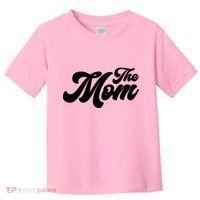 Retro The Mom Matching Family Toddler T-Shirt thumb 0