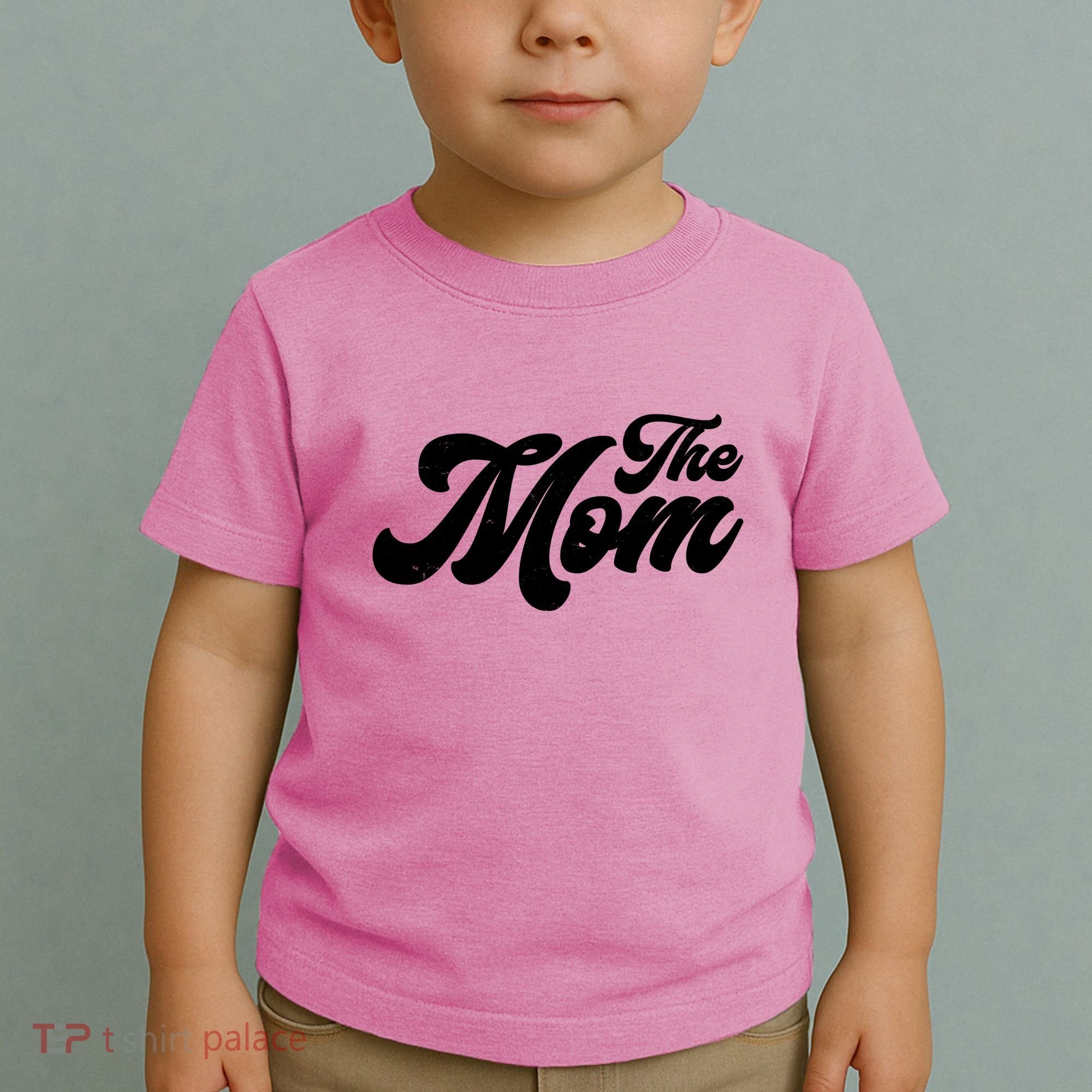 Retro The Mom Matching Family Toddler T-Shirt