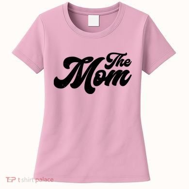 Retro The Mom Matching Family Women's T-Shirt