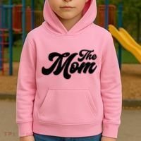 Retro The Mom Matching Family Kids Hoodie thumb 2