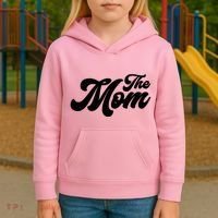 Retro The Mom Matching Family Kids Hoodie thumb 3