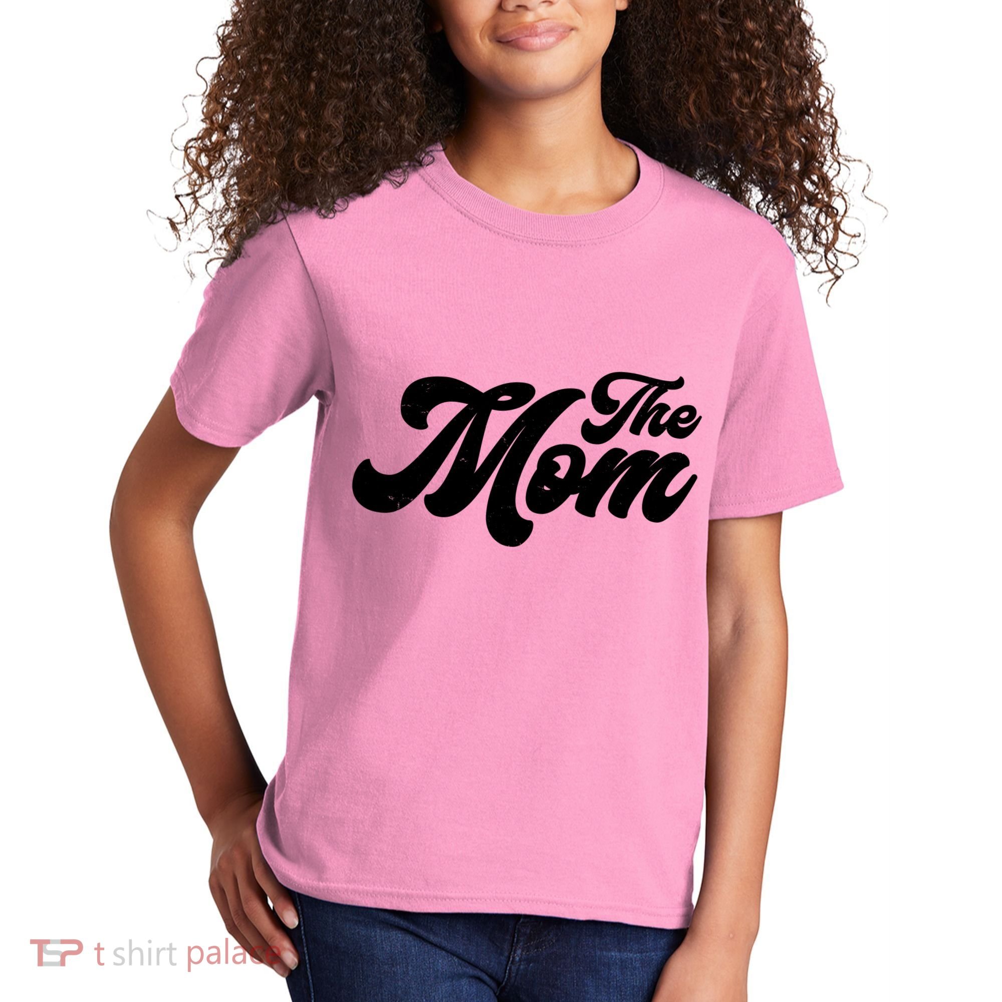 Retro The Mom Matching Family Kids T-Shirt