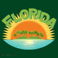 Retro Tropical Florida Coastline  Visor thumb 3