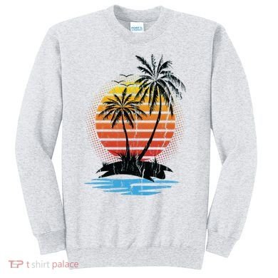 Retro Tropical Island Sweatshirt