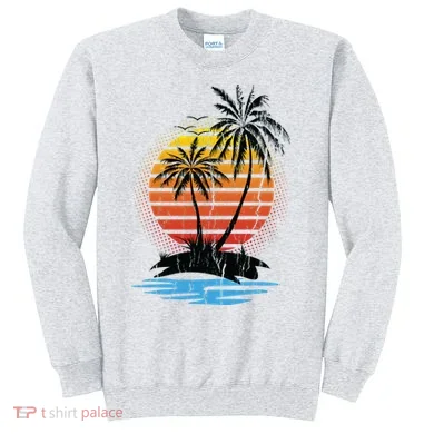 Retro Tropical Island Sweatshirt