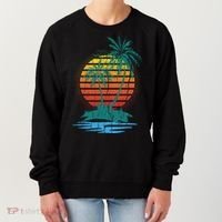 Retro Tropical Island Women's Sweatshirt thumb 0