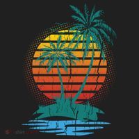 Retro Tropical Island Women's Sweatshirt thumb 2