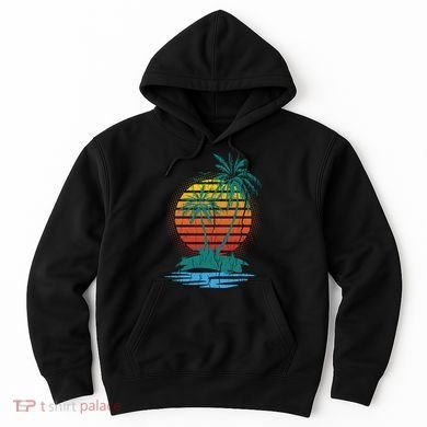 Retro Tropical Island Hoodie