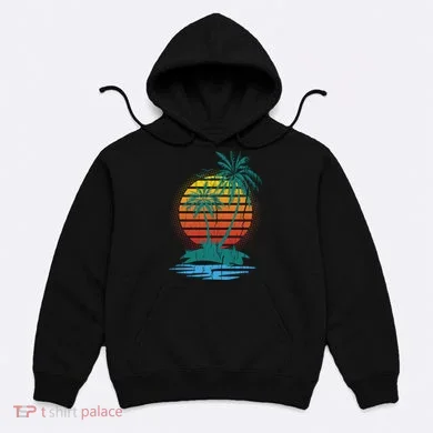 Retro Tropical Island Hoodie
