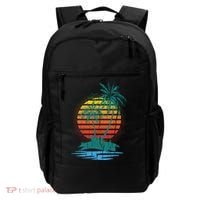 Retro Tropical Island Backpack thumb 0